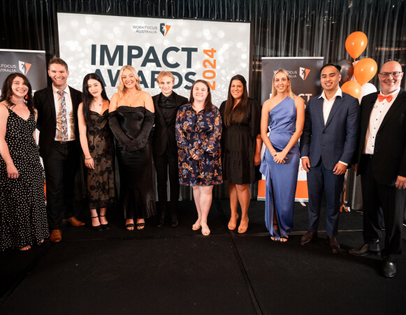 2024 IMPACT Awards winner with General Manager Marc D’Amico (far right)